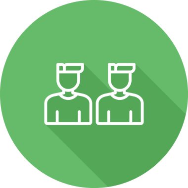 İnsan simgesinin vektör illüstrasyonu