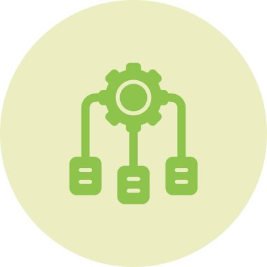 dişli vektör simgesi modern basit illüstrasyon