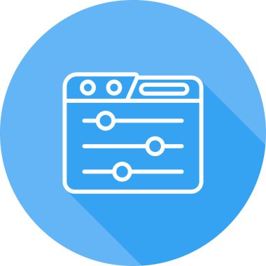 seo modern simgesinin vektör illüstrasyonu