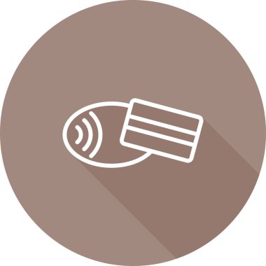 Kredi kartı vektör simgesi