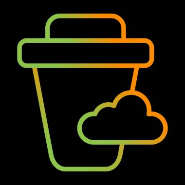 Vektör kahve makinesi Ico.