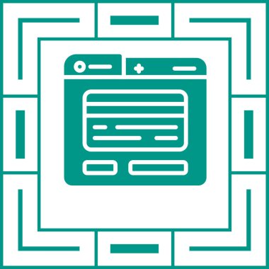 seo modern simgesinin vektör illüstrasyonu