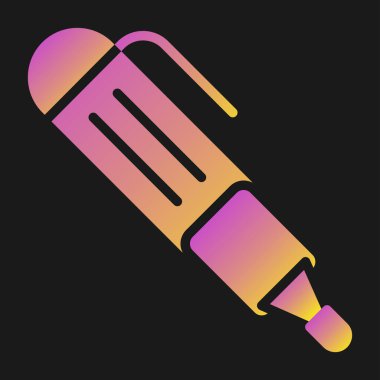 Vektör olarak kalem simgesi. Logotype