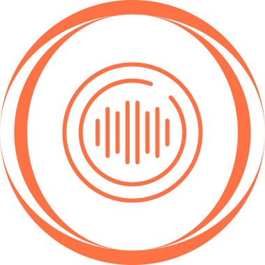 Rozet biçiminde ses dalgası simgesi