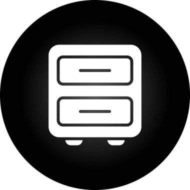 bavul vektör simgesi modern basit tasarım