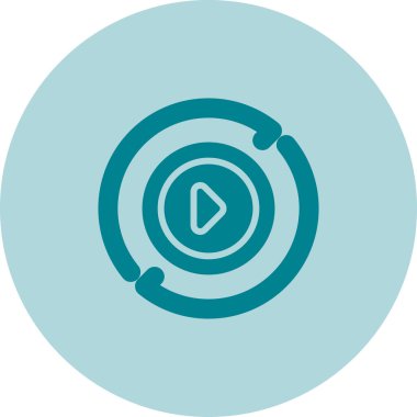 cd oynatıcı düz simge, vektör, illüstrasyon, ses konsepti