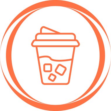 Çay fincanı ikonlu. vektör illüstrasyonu