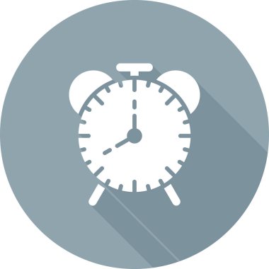 Saat simgesi vektör illüstrasyonu