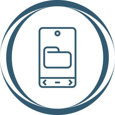 Vektör Mobil simge illüstrasyonu