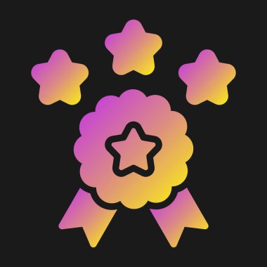 Çiçek simgesi vektörü web ve mobil uygulama tasarımınız için siyah arkaplanda izole edildi, çiçek logosu konsepti