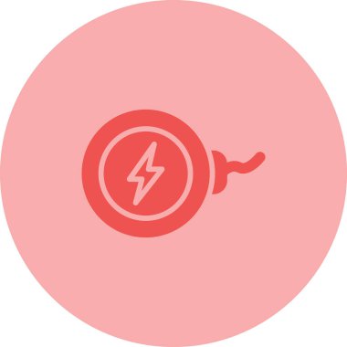 Elektrik güç simgesinin vektör illüstrasyonu