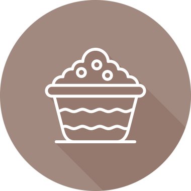 Tatlım. Web simgesi basit illüstrasyon