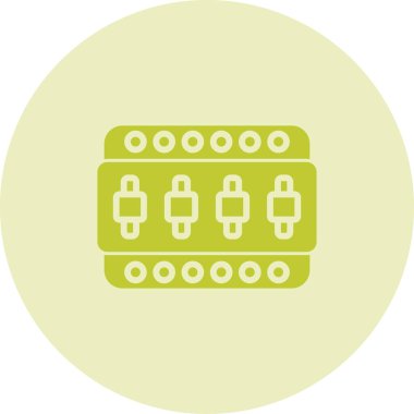 Benzersiz vektör çizgisi simgesi