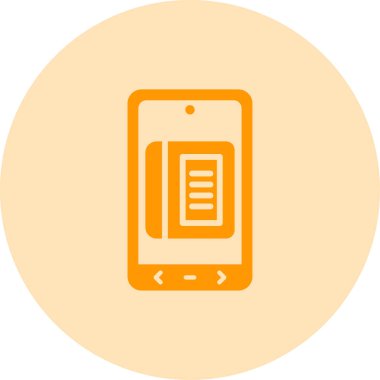 Smartphone Simgesi, vektör illüstrasyonu