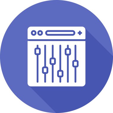 Mutfak ve sils beyaz arkaplanda basit vektör simgesi