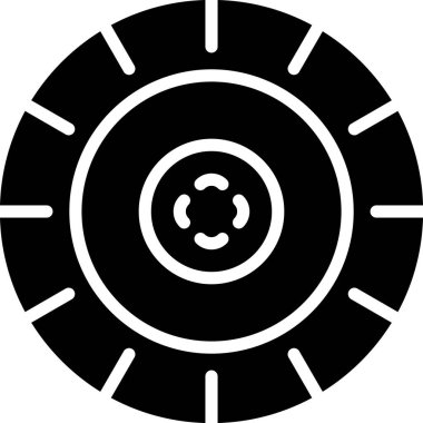 Moda biçimi izole edilmiş arkaplanda hedef simge