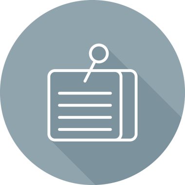 belge simgesi, vektör çizimi