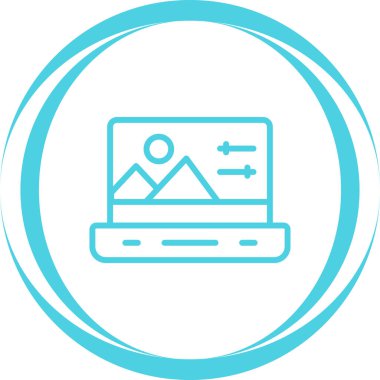 seo modern simgesinin vektör illüstrasyonu