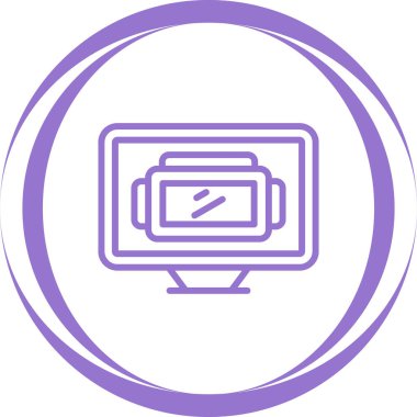 Kamera simgesinin vektör illüstrasyonu