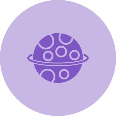 Gezegen vektör simgesi modern illüstrasyon