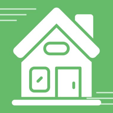 Simgesi tasarım evi, illüstrasyon vektör