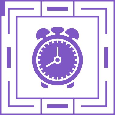 zaman izleme vektör simgesi