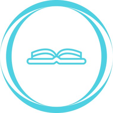 Moda tarzı izole edilmiş arkaplanda kitap simgesi