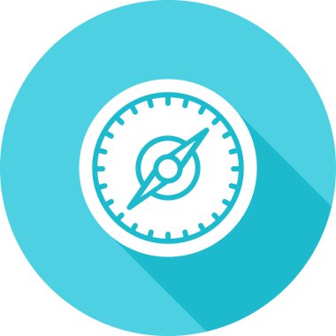 Pusula simgesinin vektör illüstrasyonu