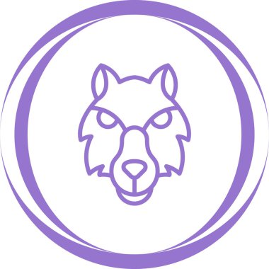 Kurt. Web simgesi basit tasarım