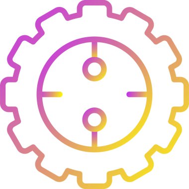 Teçhizat Web simgesi basit illüstrasyon