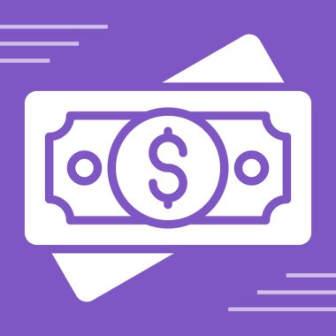 Dolar banknot vektör illüstrasyonu