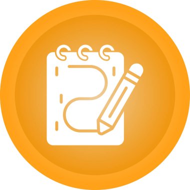 Kalem. Web simgesi basit tasarım