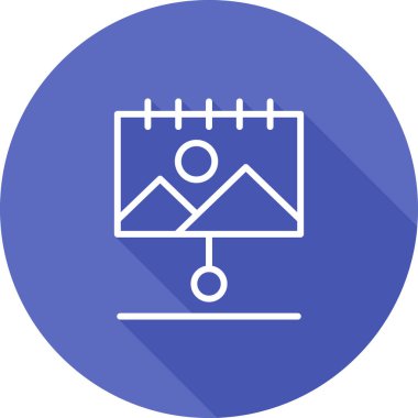 Yön. Web simgesi basit tasarım