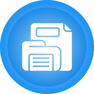 belge simgesi, vektör çizimi