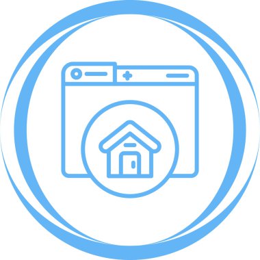 Vektör Ev simgesi illüstrasyonu