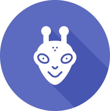 Robot simgesinin vektör illüstrasyonu