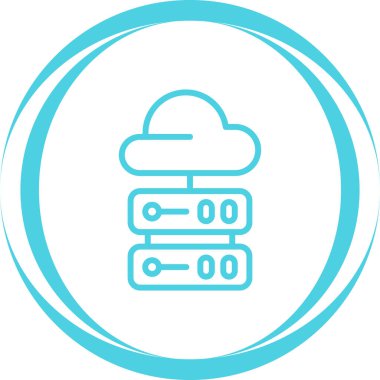 Bulut hesaplama. Web simgesi