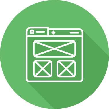 seo modern simgesinin vektör illüstrasyonu