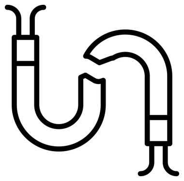 Boru simge vektör çizim