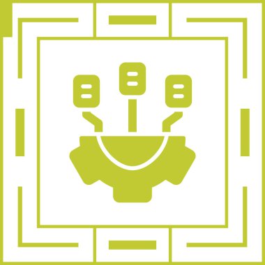 Mutlu yüz simgesi, vektör çizimi