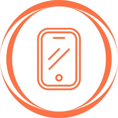 Modern b 'nin vektör illüstrasyonu telefon simgesinden yoksun