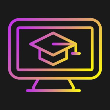 Bilgisayar web simge vektör çizim