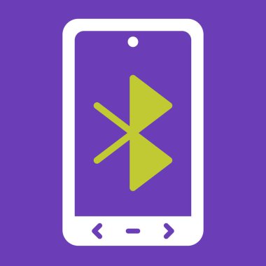 Smartphone Simgesi, vektör illüstrasyonu