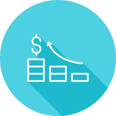 grafik ikonu vektör illüstrasyonu