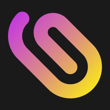 Logonuz için vektör modern renkli gradyan yazı tipi. Moda gradyanı numara 8