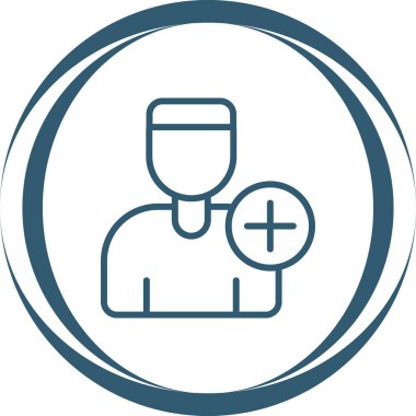 Arkadaş simge vektör çizim Ekle