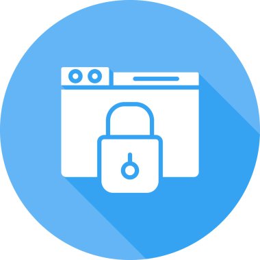 İş için Web simgesi. Vektör çizim