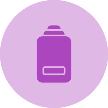 Bir süt şişesinin vektör illüstrasyonu