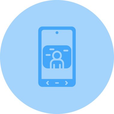 Vektör akıllı telefon simgesi illüstrasyonu