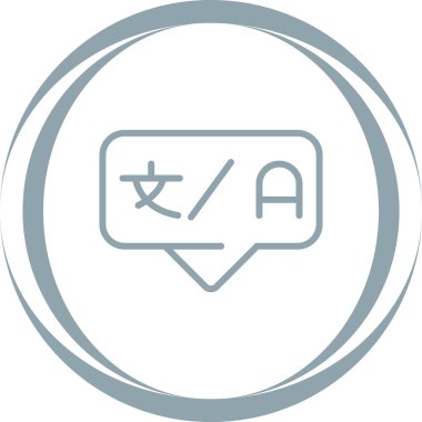 Konuşma baloncukları ikon vektör çizimi